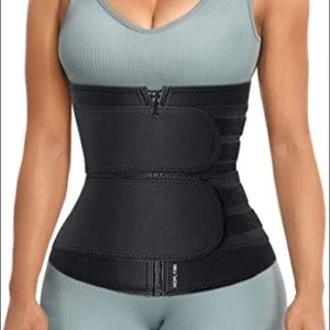 HOPLYNN Neoprene Sweat Waist Trimmer Corset Trimmer Shaper Belt 🏋🏾♀️